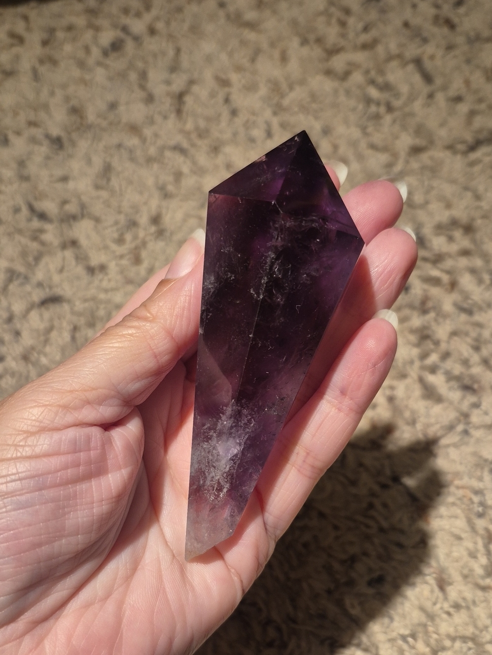 Amethyst Crystal Point Crystal Wand